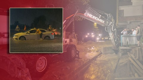 Karadeniz Sahil Yolu Göle Döndü! Araçlar Mahsur Kaldı