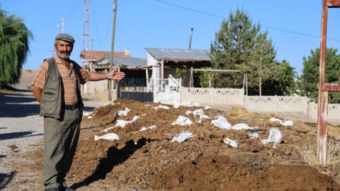 Sivas Belediyesi'ne Tezek Tepkisi