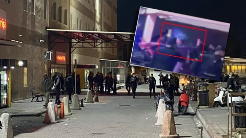 Hastane Bahçesinde Ateş Açıldı