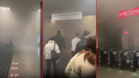 İstanbul'da Metro Yangını