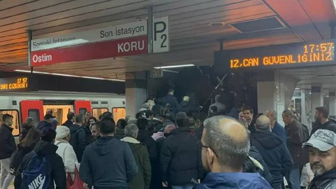 Ankara'da Korku Dolu Anlar... Batıkent Metro Durağında Yangın: Vatandaşlar Tahliye Edildi