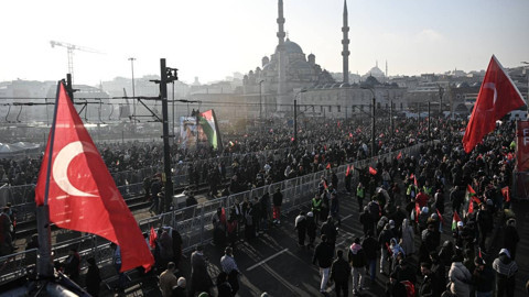 Yüz Binlerce Kişi Tek Yürek Oldu: İstanbul'dan Dünyaya Gazze Mesajı