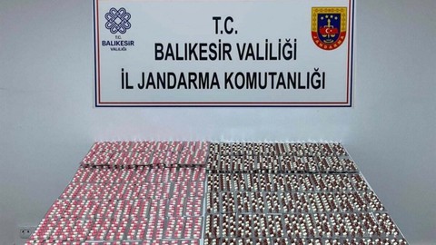Balıkesir'de Binlerce Uyuşturucu Hap Ele Geçirildi