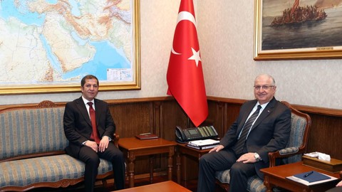 MSB: Bakan Yaşar Güler, Mansur Barzani'yi Kabul Etti