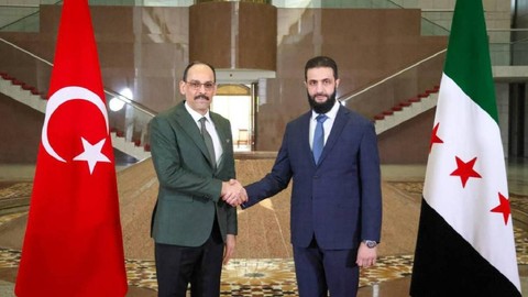 MİT Başkanı Kalın, Ahmed Şara ile Görüştü