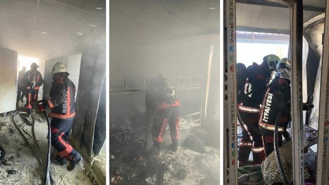 TOKİ Şantiyesinde Yangın: 4 İşçi Yaralandı