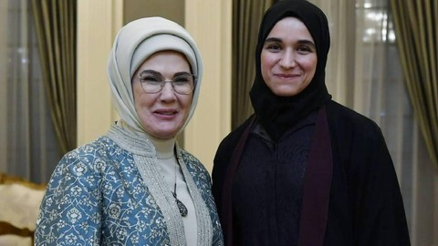 Emine Erdoğan, Suriye Lideri Ahmed Şara'nın Eşi ile Bir Araya Geldi