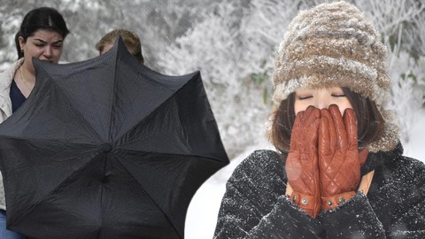 Meteoroloji Uyardı, Bu Bölgelere Dikkat: Kuvvetli Kar Bastıracak, Göz Gözü Görmeyecek