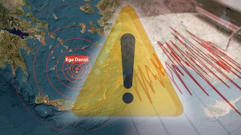 Ege Denizi'nde Büyük Endişe! AFAD Harekete Geçti, 3 Kent İçin Alarm Verildi... Korkutan Patlama ve Tsunami Detayı