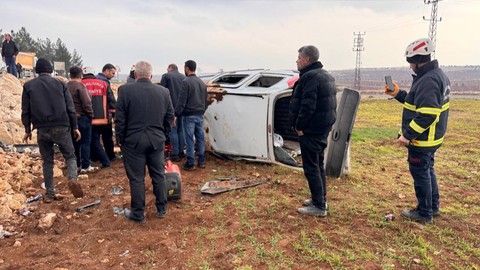Şanlıurfa’da Trafik Kazası, Yaralılar Var