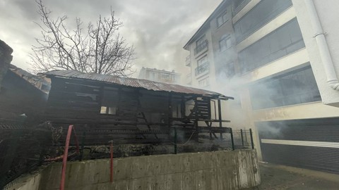 Bolu'da Ahşap Evde Yangın Paniği, Faciadan Dönüldü