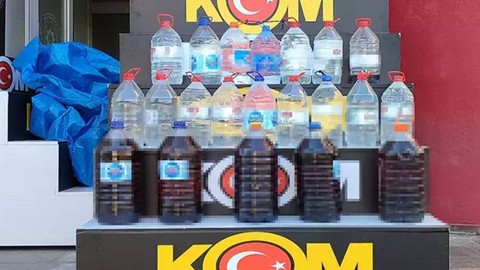Adana'da Sahte İçki Operasyonu: 750 Litre Ele Geçirildi