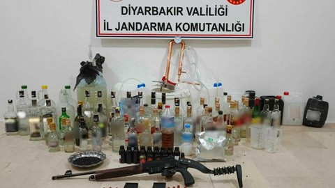 Diyarbakır’da Sahte İçki Operasyonu, 60 Litre Ele Geçirildi