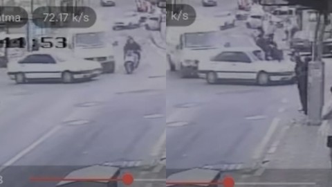 Trafikte Dehşet Dolu Anlar: Polisten Kaçarken Önüne Gelene Çarptı!