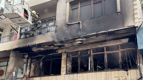 Bahçelievler’de Korkutan Yangın, Son Anda Kurtarıldılar