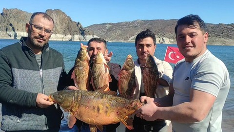 Oltaya Takılan Dev Balık Hayrete Düşürdü