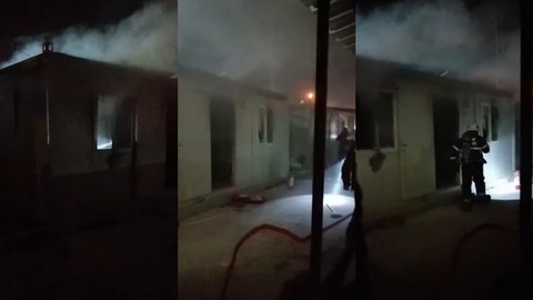 Depremden Sonra Yangın: Aile İkinci Kez Yuvasız Kaldı