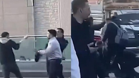 İBB'nin İftar Aracı Önünde Kavga! O Anlar Kameraya Yansıdı
