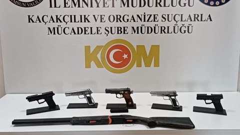 Samsun’da Silah Ticareti Operasyonu: 2 Gözaltı