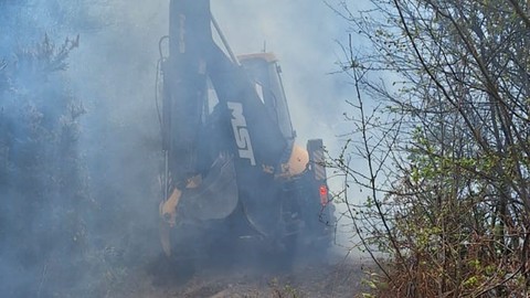 Yalova'da Yürekleri Ağza Getiren Yangın Söndürüldü