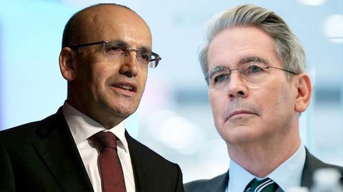 Bakan Şimşek ABD'li Mevkidaşı ile Görüştü