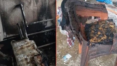 Sobadan Çıkan Yangında Maddi Hasar Meydana Geldi