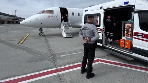 Ambulans Uçak 10 Aylık Bebek İçin Havalandı