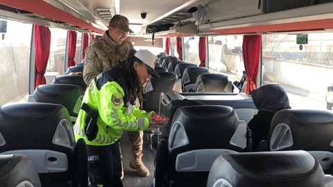 Ağrı'da Ramazan Bayramı Nedeniyle Trafik Denetimleri