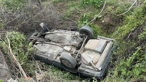 Aydın'da Feci Kaza, Otomobil Devrildi 7 Kişi Yaralandı