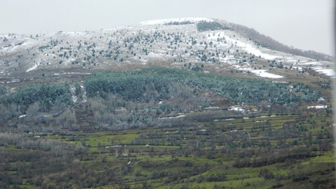 Posof’a Bahar Uğramadı, Kar Etkili Oluyor  