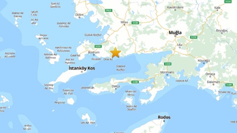 Muğla'nın Bodrum İlçesinde Korkutan Deprem