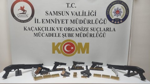 Samsun'un İki İlçesinde Silah Operasyonu