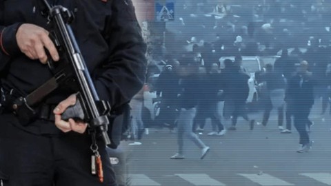 Dev Derbi Öncesi Tansiyon Yükseldi! Birbirlerine Girdiler, 13 Polis Yaralandı