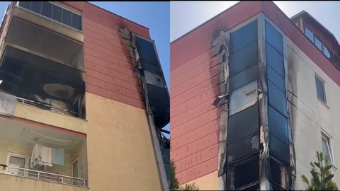 Bursa'da Dehşet Veren Olay! Eşiyle Tartışıp Evi Ateşe Verdi