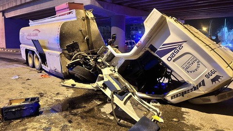 Freni Bozulan Arazöz Dehşet Saçtı! 1 Ölü, 1 Yaralı