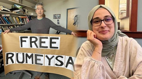 ABD'li Profesör, Rümeysa Öztürk İçin Açlık Grevinde
