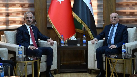 Bakan Uraloğlu, Suriyeli Mevkidaşı Bedir ile Görüştü