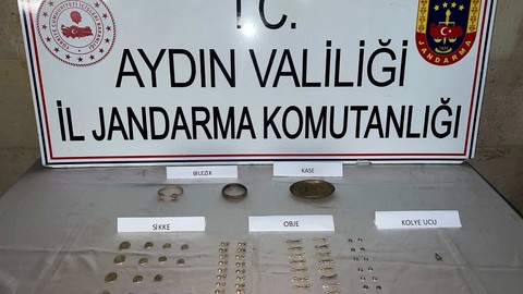 Aydın'da Tarihi Eser Operasyonu, 66 Parça Bulundu