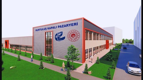 Eskişehir'de Bir Mahalleye Kapalı Pazar Projesi