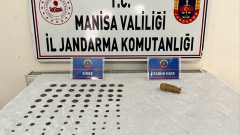 Manisa’da Onlarca Sikke Ele Geçirildi