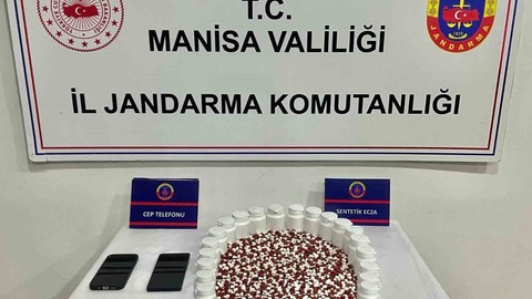 Manisa’da Uyuşturucu Operasyonunda Binden Fazla Hap Ele Geçirildi