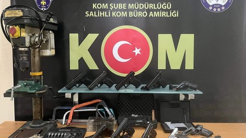 Manisa Salihli’de Ruhsatsız Silah Operasyonu