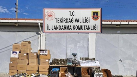 Tekirdağ’da 240 Bin Makaron ve 220 Kilo Tütün Ele Geçirildi