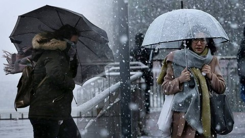 Meteoroloji'den Sağanak ve Kar Uyarısı! Bu İllerde Yaşayanlar Dikkat
