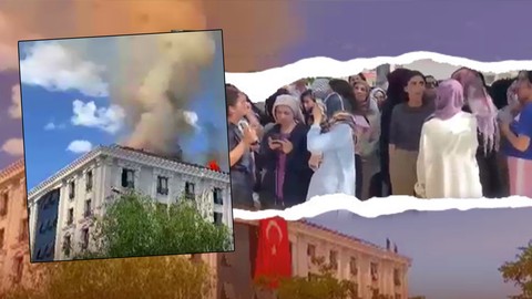 Iğdır'da Yurtta Yangın! Hepsi Gözyaşlarına Boğuldu