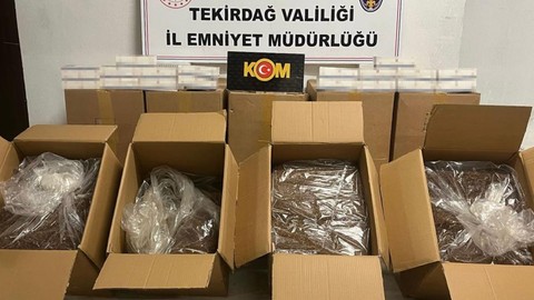 Tekirdağ’da Ele Geçirildi! Tam Yarım Ton...