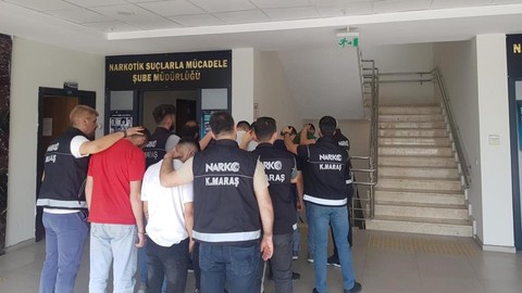 Kahramanmaraş'ta 14 Zehir Taciri Tutuklandı