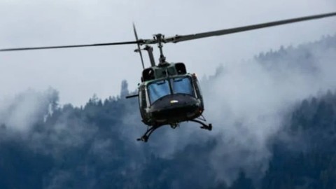 Tayland'da Polis Helikopterinde Facia! 3 Kişi Öldü, Paraşütle Atlayan Bir Kişi Kayıp