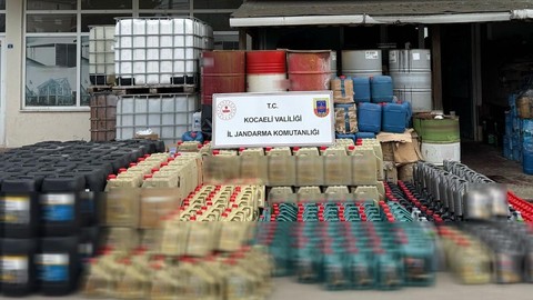 Kocaeli’de Sahte Yağ Operasyonu! 21 Bin 600 Litre Ele Geçirildi