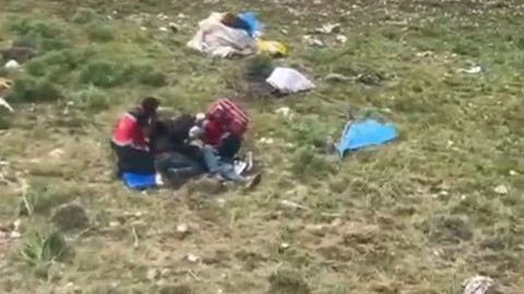 Van’da Bayılan Çoban Helikopter Ambulansla Kurtarıldı